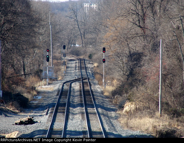 CSX Philly Sub from the Chichester Ave. overpass